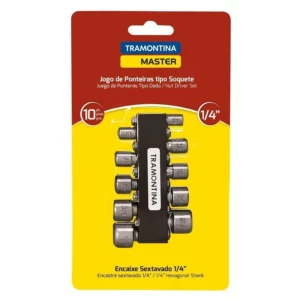 Tramontina Jogo Ponteiras Tipo Soquete 10 Pcs