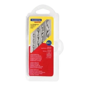 Jogo Brocas 4pcs Concreto Tramontina