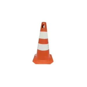 Cone de Transito Sinalizacao Laranja/branco 50cm