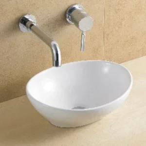 Cuba de Apoio 41x33 Oval Branca 5021/8021 Rdesign