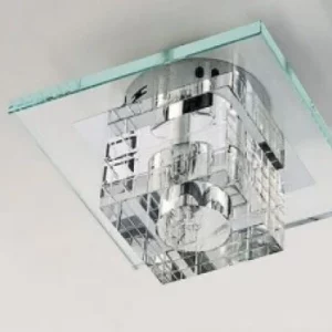 Plafon Sd7500 1xg9 40w Vidro Transp Stella/adn