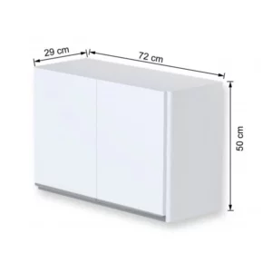 Armario Aereo Amelia 72cm 2 Portas Aj Rorato