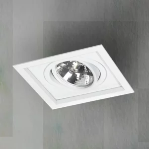 Spot Embutir Aluminio Ar111 Br Text 1015/1 Itamonte