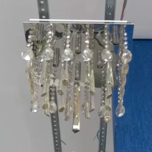 Plafon 40x40 Cristais Champagne (8 Lamp G9) Syf1609/8d400cl Adn