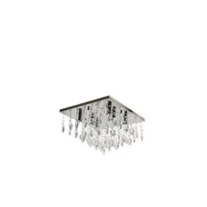 Plafon 30x30 Cristais Transparente 1046 (6 Lamp G9)