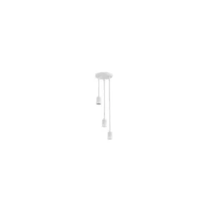 Pendente Vision Aluminio 3lamp Branco 420/3 Dital