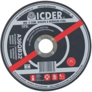 Disco Desbaste 7" 6,4mm Icder