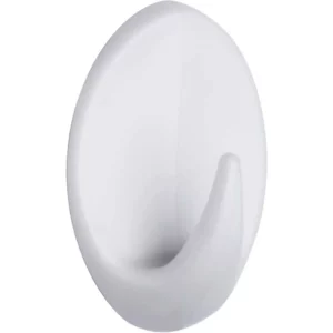 Gancho Abs Adesivo Branco 0,7kg 3pçs