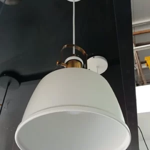 Pendente Vintage Soho Branco Redondo Blumenau