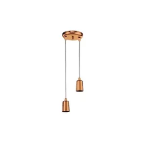 Pendente Vision Aluminio 2lamp Cobre 420/2 Dital