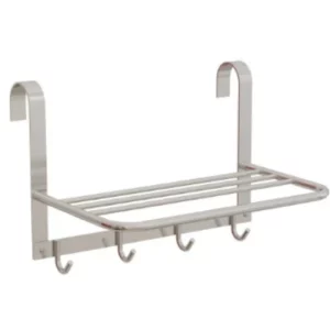 Porta Toalha Aluminio 4 Cabides P/ Box Sicmol