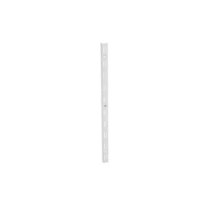 Trilho 2 Mt Duplo P/suporte Prateleira Branco Prat-k