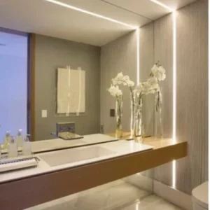 Perfil (p/fita Led) Embutir 24mm X 15mm (valor de Metro) B