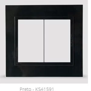 Kalop Espelho Zen Basic Preta 4 X 4 Ks41591