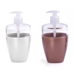 Saboneteira Liquida Branca/rose Plasvale