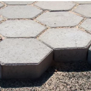 Bloqueto Sextavado de Concreto 30x30x6cm (m2)