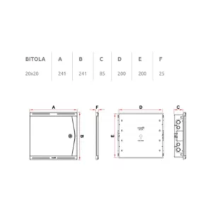 Quadro Sistema Vdi 20 X 20 Embutir Tigre - Imagem 7
