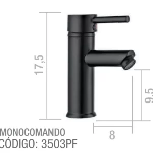 Torn Monoc Lavat Baixo Black Eco