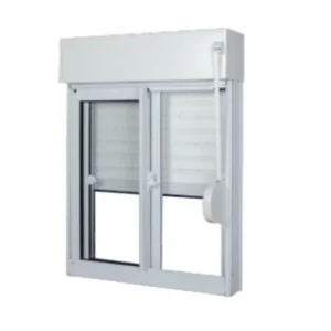 Jan Aluminio 1,20l X 1,20a V.i.correr C/persiana Branca