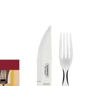Conj Faca+garfo Churr Inox 12pcs Jumbo 2 - Imagem 3