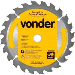 Lamina Vonder Serra Circular 150mm 24d