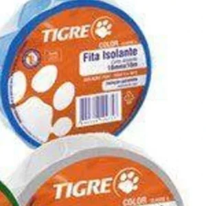 Fita Tigre Isolante Azul 10m - Imagem 3