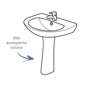 Lavatorio Deca Vog/aspen Ebano L510.81 - Imagem 5