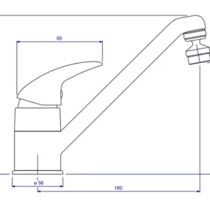 Misturador Deca Monoc Smart 2268 C71