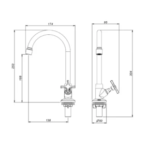 Torneira Meber Lav Banc 1188 C11 Ba 27379.6 - Imagem 4