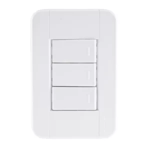 Interruptor Tramontina Tablet C/3 Par 10a 57240/078