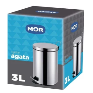 Lixeira Mor Agata 3l 8221 - Imagem 3