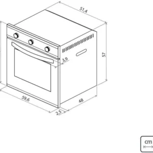 Forno Tramontina Glass Brasil B60 F3 94865220 - Imagem 3