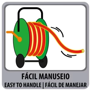 Mangueira 5 Camadas Nts 1/2" Antitorção Vermelha Pvc com Engates Rápidos e Esguicho 20m - Tramontina - Imagem 6