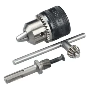 Mandril com Adaptador Sds Plus Prata e Preto