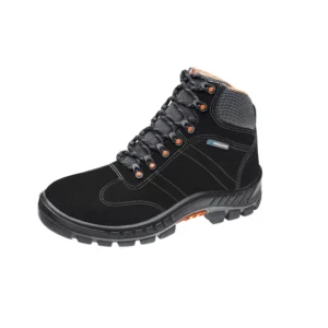 Par de Botas de Couro com Cadarço Preta Premier N°41 - Marluvas