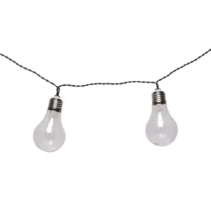 Cordão Luminoso Led 10 Lâmpadas Bulbo 100-240v 3000k