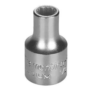 Soquete Estriado em Aço Cromo Vanádio 9mm Encaixe 1/2" - Tramontina