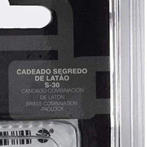 Cadeado Segredo 3 Dígitos em Latão Lt-30 - Pado - Imagem 3
