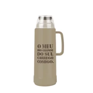 Garrafa Térmica Use Farroupilha Bege 1l - Mor