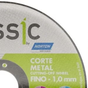 Disco de Corte Classic - 115x1,0x22,23mm - Norton - Imagem 3