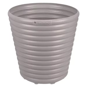 Cachepô Vaso Mimmo em Plástico Cinza 5,5 L - Tramontina