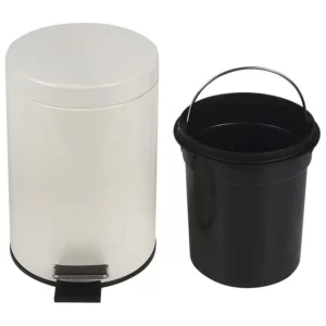 Conjunto ágata Lixeira 3l e Escova para Vaso Sanitário - Imagem 4