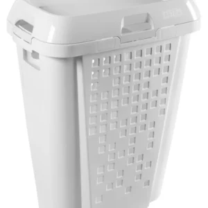 Roupeiro Telado com Cesto 45l Azul/branco - Imagem 3