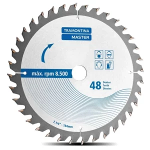 Disco de Corte para Serra Circular com 48 Dentes 7.1/4" - Tramontina