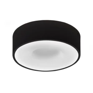 Plafon Taschibra Sushi Led 40w 6500k Preto Fosco