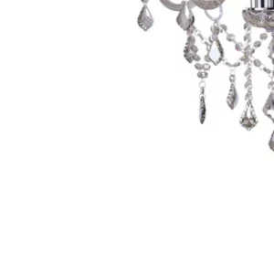 Lustre de Cristal Taschibra Glam Conhaque 5xe14 - Imagem 4