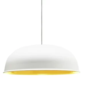 Pendente Taschibra White Festival 1xe27 Branco F.+ Amarelo