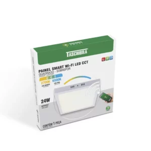 Smart Painel Wi-fi Led 24w Quadrado Sobrepor Cct - Imagem 7