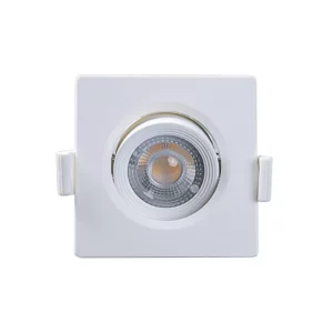 Spot Embutir Quadrado Alltop Led Mr11 3w 3000k 38º