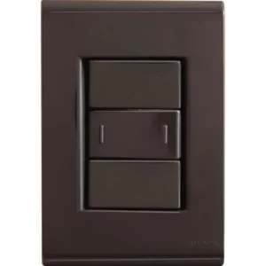 Placa Tramontina Liz 4x2 + 1 Inter 10a Grafite 57173002
